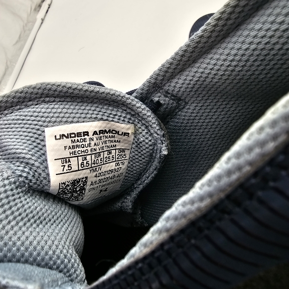 Under Armour SC 3Zero III Basketball Shoes 3022048-401 Navy Grey Men’s Size 7.5 - Picture 5 of 8